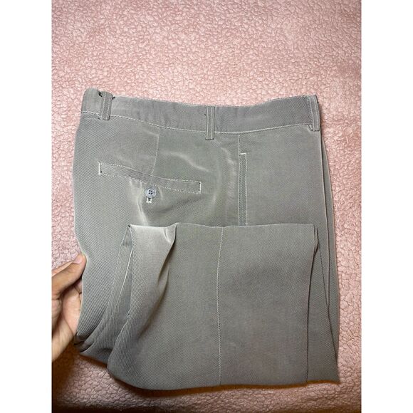 Michael Brandon Men's Casual Relax Fit Pants Tan/Gray Color size 33 - Picture 4 of 7